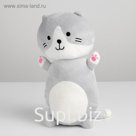Мягкая игрушка «Кот», цвет серый