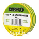 Изолента (желто-зеленая) ABRO