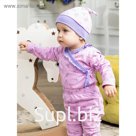 Шапка «Лавандовая поляна», размер 44 см