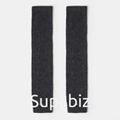 Гетры женские из монгольской шерсти, цвет чёрный