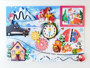 Бизиборд "Миссия деда Мороза"