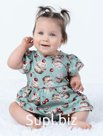 Платье-Боди, цвет фисташка (пирожное, вишня), арт. Т08260096