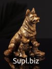 Фигура "Овчарка с щенками" 10х7 см,бронза
