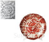 Dish from the Camael Collection, 21x2.5 cm, glass