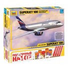 Сборная модель «Самолёт SuperJet 100»