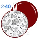 Ice sled coloring (round) Article: 23013_conclusion