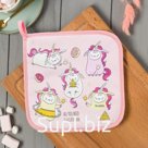 Прихватка Этель Caticorn 19×19 см, 100% хлопок, саржа, ватин 250 г/м²