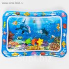 Коврик надувной с игрушками для малышей Ocean, 65х48х8 см