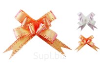 Gift bow, 7cm diameter, 1.8cm width, openwork