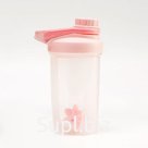 Шейкер спортивный для коктейлей, спортивного питания, 500 мл, Power, 18.5×11 см, розовый