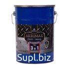 Грунт-эмаль 3в1 быстросохнущая матовая Akrimax-Рremium серая 6 кг