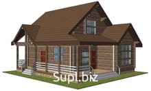 Дом 10900х10100 из профилированного бруса 200х200
