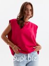 Жилет женский MINAKU: Casual Collection, фуксия, размер 42-44