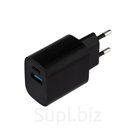 Сетевое зарядное устройство REXANT USB + Type-C, 5V, 2.4 A, черное