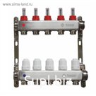 Коллекторная группа TAEN, 1"x3/4", 5 выхода, с расходомерами