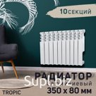 Радиатор Tropic 350x80 мм алюминиевый, 10 секций