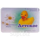 Мыло туалетное "Детское", бумажная обертка, 90г