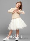 Детская юбка из фатина изготовлена из фатина Middle Soft, который хорошо удерживает форму, придает пышность и практически не мнется. Юбка состоит из 3 слоев фа…