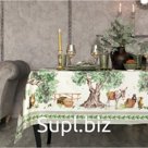 Скатерть Этель Olivia 180х145 см +/- 3 см, 100% хлопок, саржа 190 г/м2