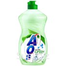 Средство для мытья посуды AOS "Ultra Green", 450мл