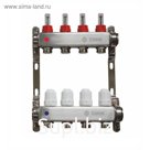 Коллекторная группа TAEN, 1"x3/4", 4 выхода, с расходомерами