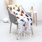 Плед 100х150см рис. 2277, корал-флис 165г/м, пэ100%