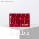 Картхолдер, красный кайман
