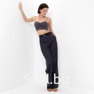 Брюки женские в клетку MINAKU: Classic, серые, размер 46