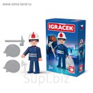 Игрушка «Пожарный», с аксессуарами, 8 см