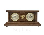 Настольные деревянные часы/барометр "БН - 3" СМИЧ