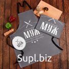 Кухонный набор (3 предмета) «Любимый муж», фартук 70х60 см, прихватка 20х20 см, полотенце 35х60см