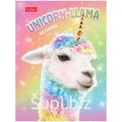Бизнес-блокнот А6 80л. Hatber "I love Lama", с поролоном