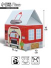 Коробка подарочная складная, упаковка, «Пожарная станция », 15×18×10 см