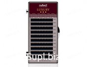 RuNail, Ресницы для наращивания Luxury, Ø 0,1 мм, №12, изгиб D, 12 линий