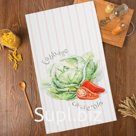 Полотенце «Этель» Vegetable, 40×73 см, 100% хлопок, репс 210 г/м²