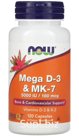 D3+K2 5000IU 180 mcg (Mega D3&amp;MK7)