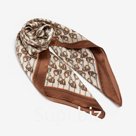 Платок женский MINAKU, размер 70×70 см, бежевый