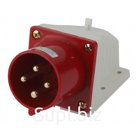 Вилка ЭРА VS-32-3P-PE-IP44 стационарная 524 3Р+РЕ 32А 380В IP44