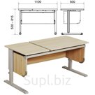 Стол-парта регулируемый «ДЭМИ» СУТ.29, 1117×530×530-815 мм, серый/ясень (КОМПЛЕКТ)