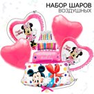 Шары воздушные фольгированные «С Днем рождения», Минни Маус