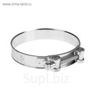 Хомут силовой TUNDRA krep, диаметр 113-121 мм, оцинкованный
