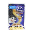 Корм влажный для кошек Felix Sensations с треской в соусе c томатами 75 гр., пауч