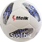 Мяч футбольный Meik (черно/серый/голубой) 4-слоя, TPU+PVC 3.2, 410-450 гр., термосшивка