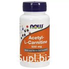 БАД «Now Foods» Acetyl-L- Carnitine, 500 mg, 50 капсул