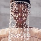 Украшение на голову, маска жемчужная