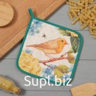 Прихватка «Этель. Гортензии», 19×19 см, саржа,100% хлопок, ватин 250 г/м²