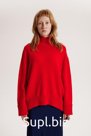 Свитер женский, цвет красный AW23-SWZ303