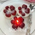Подарочный набор свечей -"Суфле с вишней"