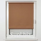 Штора рулонная BRABIX 70×175 см, текстура - лён, защита 55-85%, 200 г/м2, темно-беж.S-36, 605991