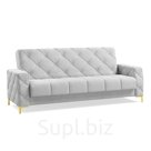 Диван книжка Монако Велюр / ножки металл - золотые